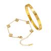 18k Gold Clover Diamond Bracelet Diamond Bracelet Women's Fashion Matching Jewelry 2026