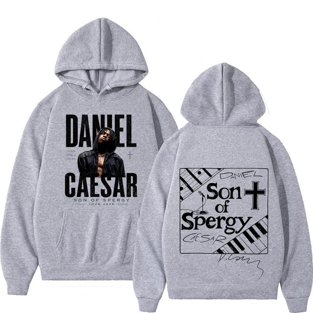 Daniel Caesar Son of Spergy Tour Graphic Hoodie Men's Women Vintage Gothic Sweatshirt Casual Pullover