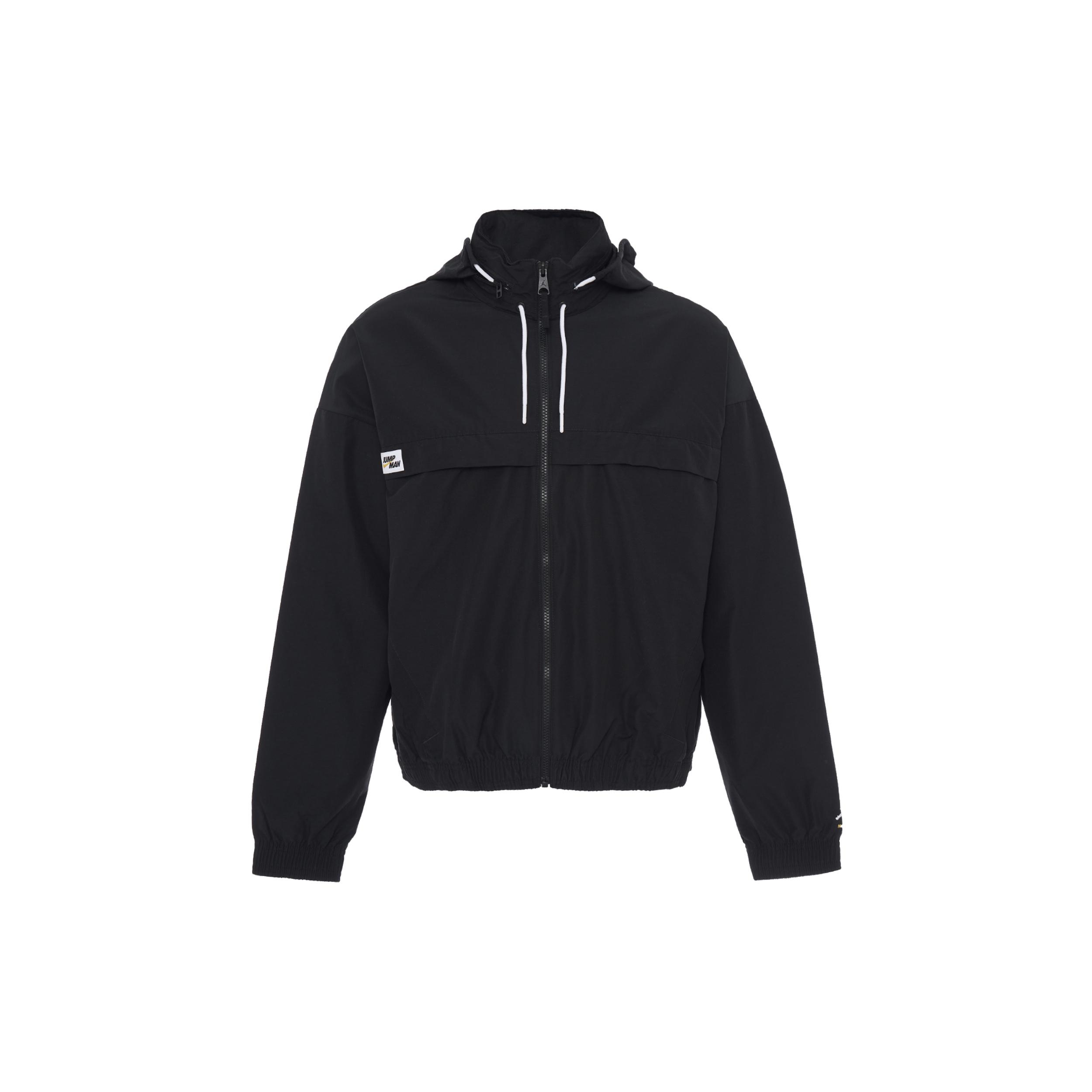 Air Jordan Jumpman Light Woven Sports Jacket Black Men s DA7173-010 XXXL