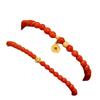 Popular Maple Leaf Flowing Red Southern Red Agate Bracelet Handmade Niche Design Bracelet As a Gift for a Best Friend