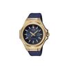 MSG-S500 Series Minimalist Sports Style Solar Powered Quartz Movement Resin Strap Watch Women Watches Blue MSG-S500G-2A
