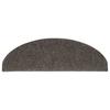 Self Adhesive Stair Treads 5 pcs 65 x 21 x 4 cm Anthracite Grey Semi Round Large