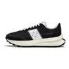 Li Ning Trend Series Lichtgewicht Schokabsorberend Slijtvast Laag Uitgesneden Casual Hardloopschoenen Unisex Sneakers Zwart AZGU081-3