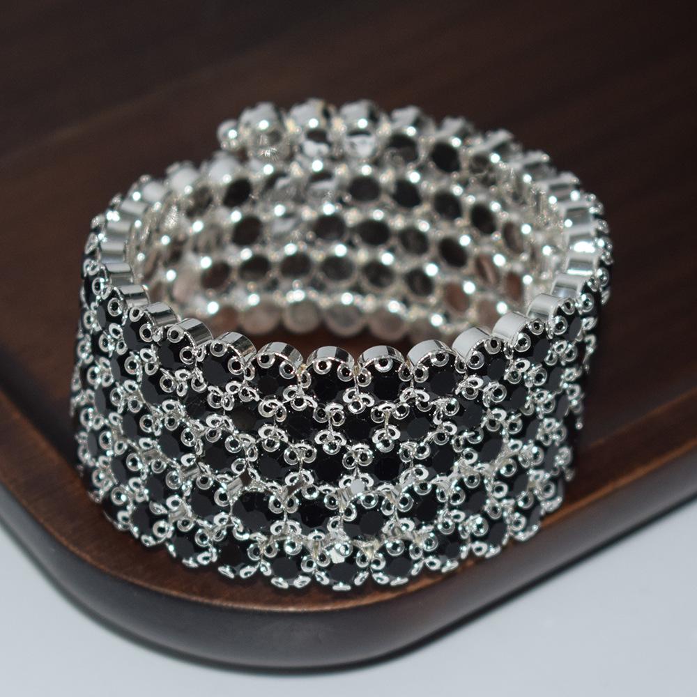 

Новый свадебный браслет на руку из страз AB, сценическое хрустальное украшение