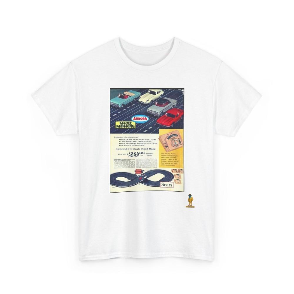 Vintage Slot Car Ad Retro Racing T-Shirt | Vintage Racing Tee Unisex T-Shirt S