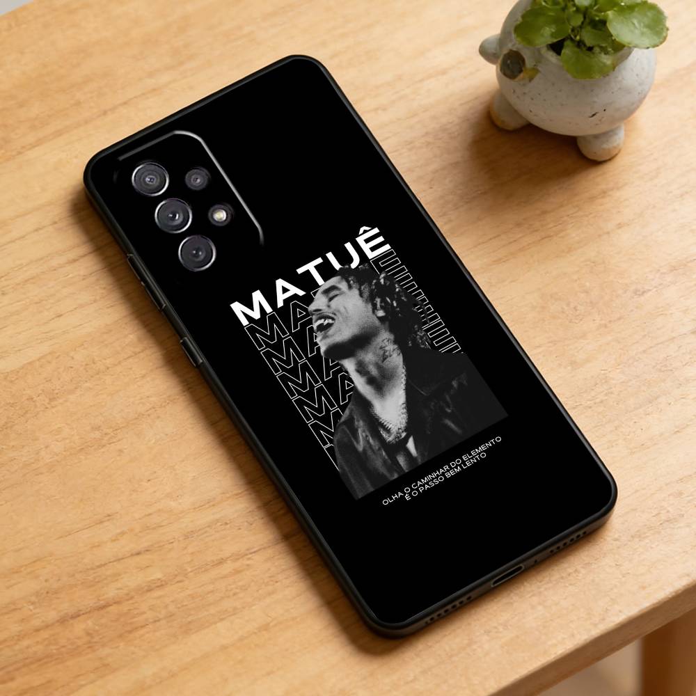 Rapper M-Matue 333 Album  Phone Case For Samsung Galaxy A73,A72,A71,A70,A52,A51 Others Soft Black Cover