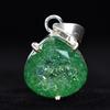 Beautiful Natural Emerald 41 Ct 925 Sterling  Silver CERTIFIED Pear Gems Pendant MY.PD-174-NS