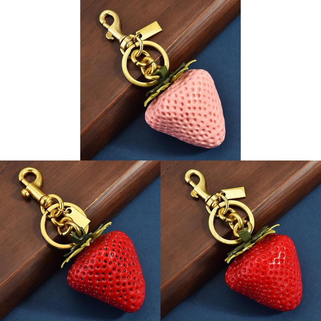 Fruit Keychain Gift For Women With Alloy Material And Handcrafted Detail For Bag Decoration