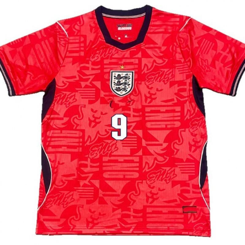 England National Team Fan Soccer Jersey Kane Away Home Striped Football Shirt Adults