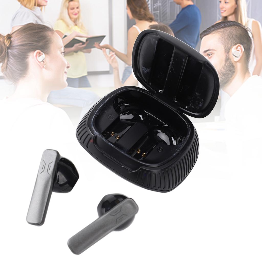AI Language Translator Earbuds Noise Canceling 74 Languages 70 Accents 5.3 Wireless Smart Translation Device with APP for Music and Call