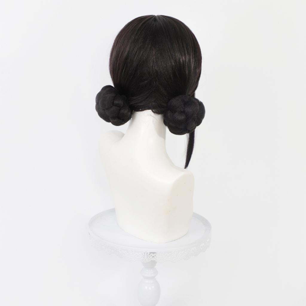 K-Pop Witch Hunter Group Zoe Cosplay  Wig Black  Heat Resistant Synthetic Cosplay Wig for Men