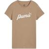 Women's T-shirt Puma ESS+Script Beige 679315 67 - S