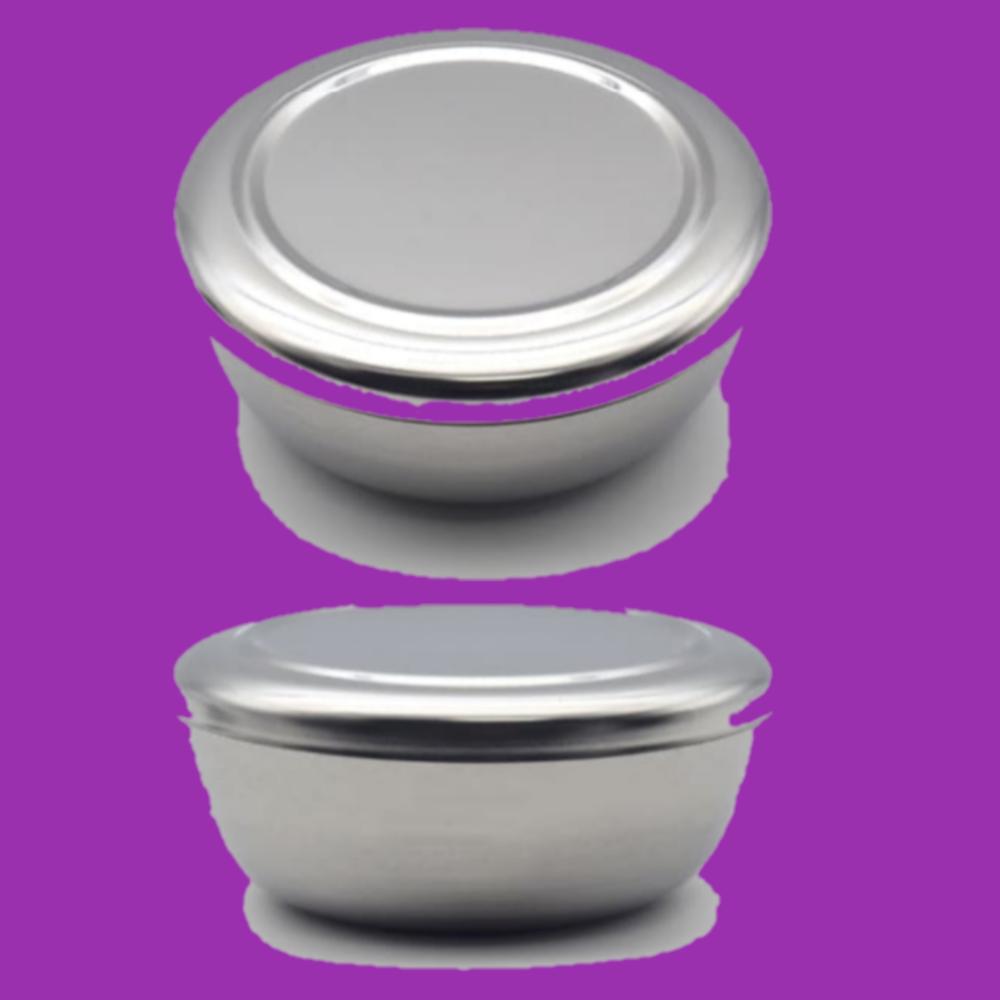 Stainless Steel Rice Bowl 2 Set For a Two-person Table