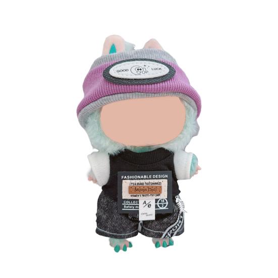 

Набор кукольной одежды для La Bubu Повязки на голову Топы Брюки Наряд Многофункциональная детская одежда для кукол 17 см Ручная работа Стильные кукольные аксессуары A