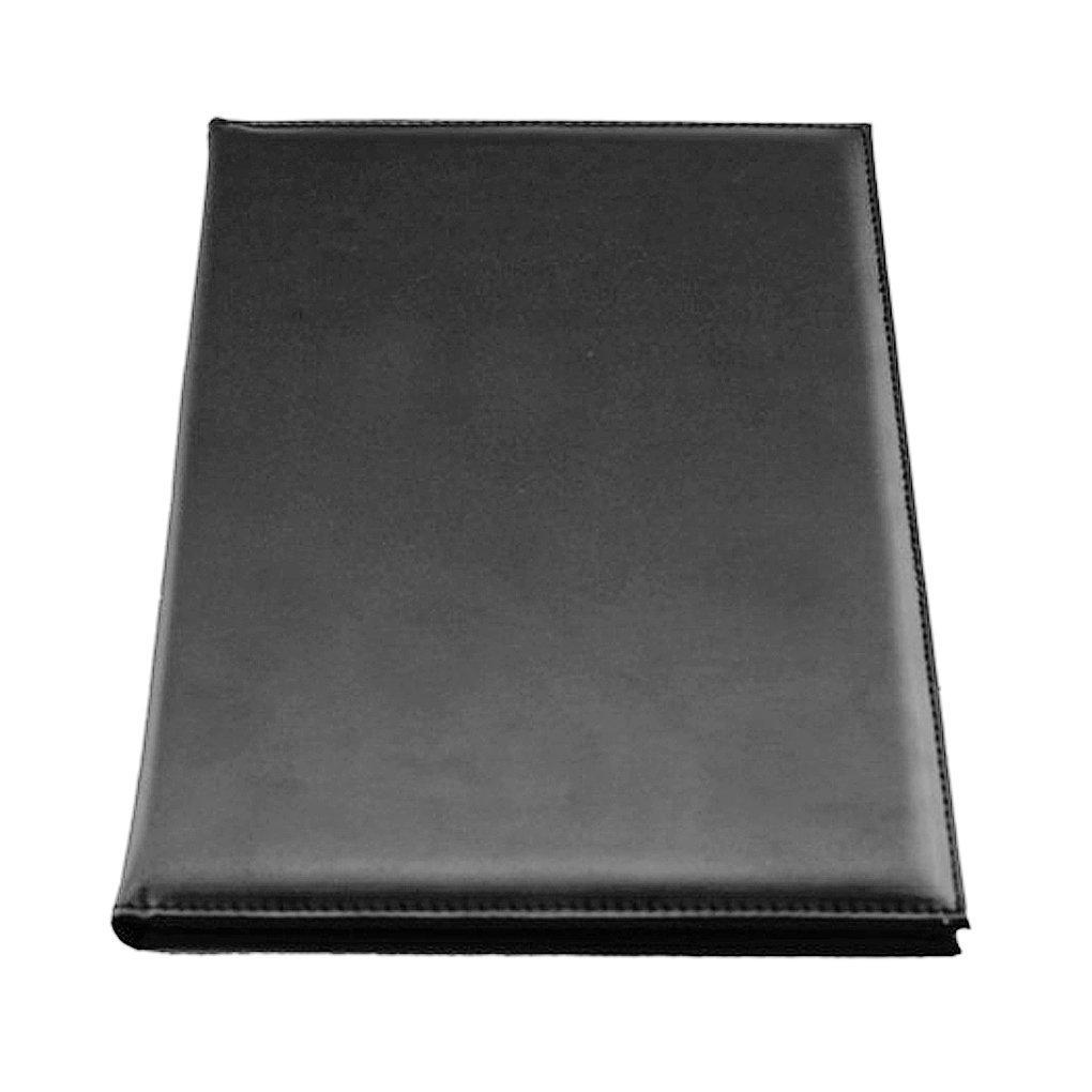 Clip din piele PU A4 pentru documente de conferință, pix pentru cărți de vizită, semnătură, birou, clipboard negru, bifold, dosar, dosar, dosar, dosar, suport pentru hârtie,