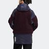 Adidas Patch Strickjacke mit Markenlogo-Print und Fleecefutter Herren Oberbekleidung Dunkel-Taupe-Lila HN9018