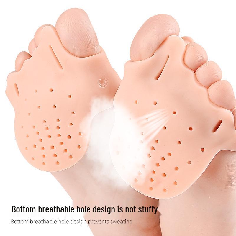 Five-Toe Arch Support Separator with Soft Shock Absorption and Pressure Relief, Massage Forefoot Insole, Hallux Valgus Corrector