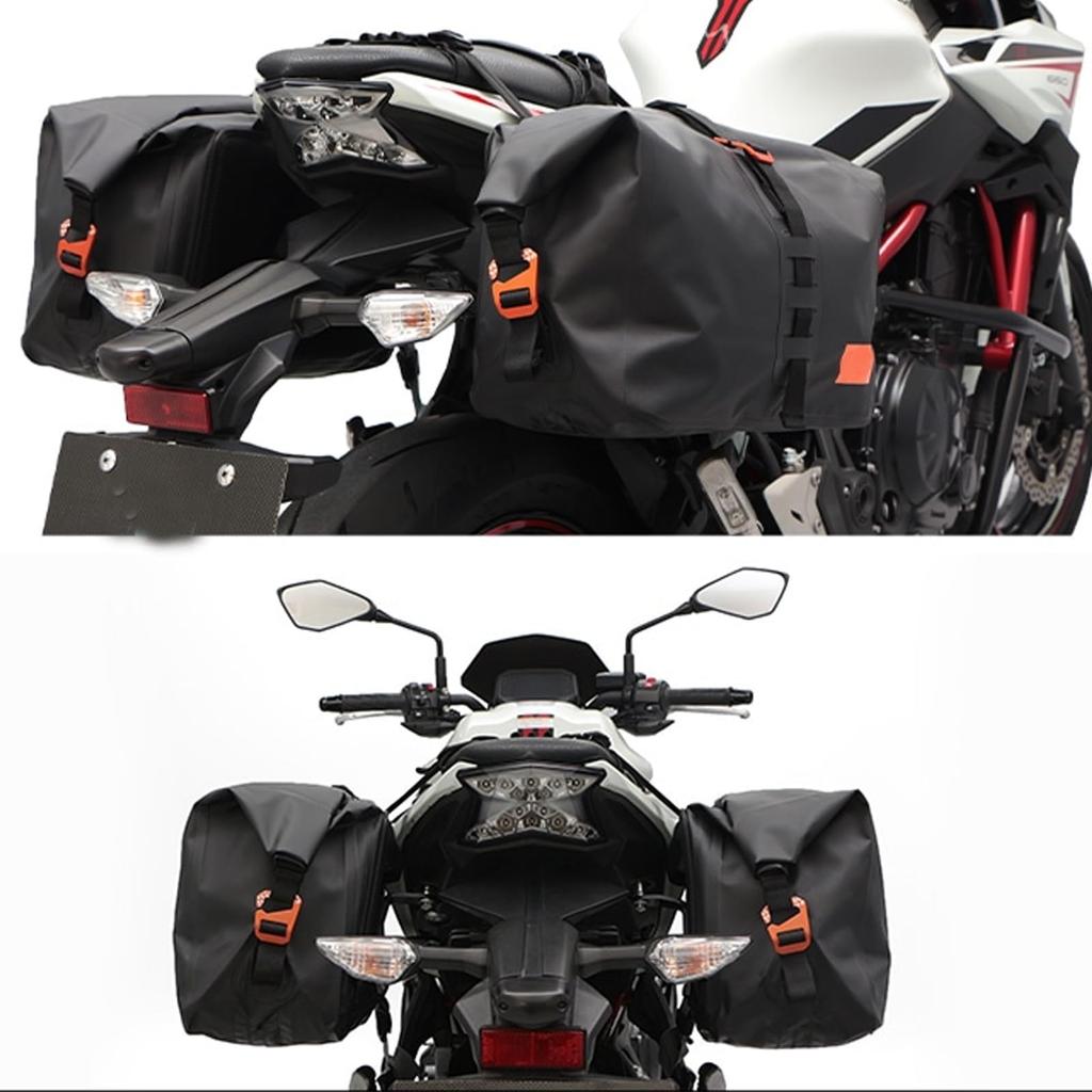 LEDISHUN Motorcycle Bag Support for Ninja 650 Z650 (2017-2025) - Black