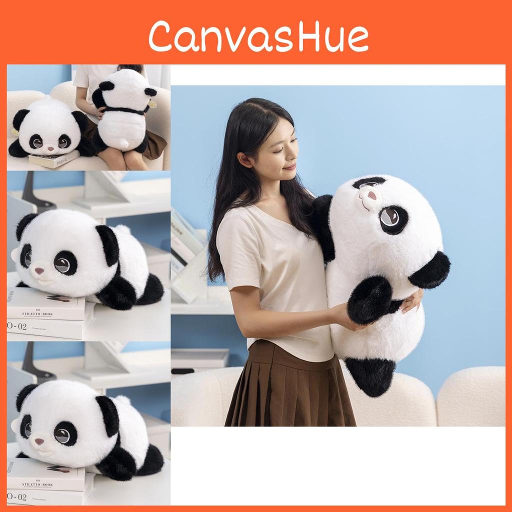 And Lovable Cuddly Panda Plush Toy With Short Fur Ideal For Kids Bedroom Decor