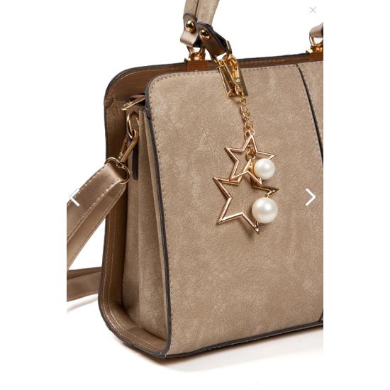 Stilvolle Damenhandtasche mit 6 Fächern und Umhängetasche, Umhängetasche