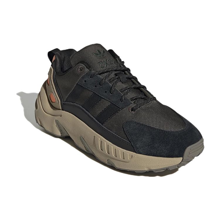 Adidas ZX 22 Boost Shadow Olive Orange Unisex Sneakers Green Shadow-Green Beam-Orange GX7006