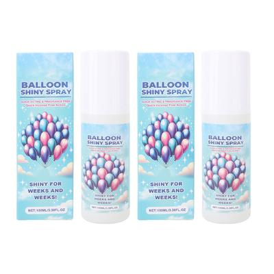 2 Pcs Balloon Shine Spray Instant Gloss Vibrant Finish Balloon High Gloss Spray for Elevate Your