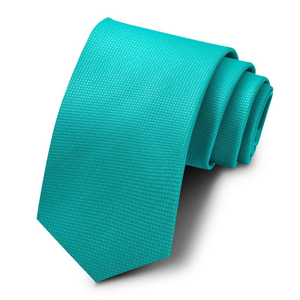 2026 Premium Men's Solid Color Jacquard Tie - New Style, Hand-Tied, Hot-Selling Business Accessory