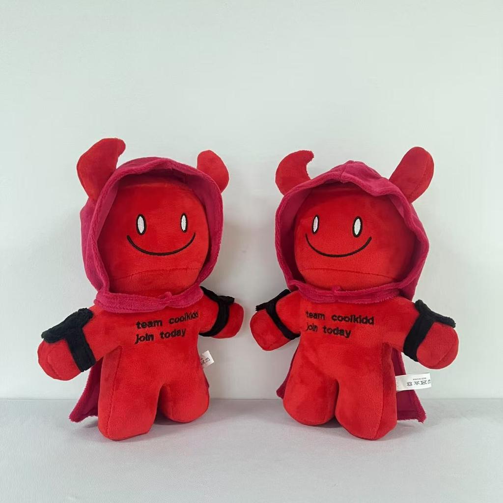 Forsaken Chance Plush Red Blcok Hambergur Robot Figure Plushies Anime Game Coolkidd Cartoon Doll Toys Gifts