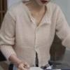 Korean Solid Color Women's Knitted Cardigan Autumn and Winter Temperament Slim Fit and Slimming Sweater