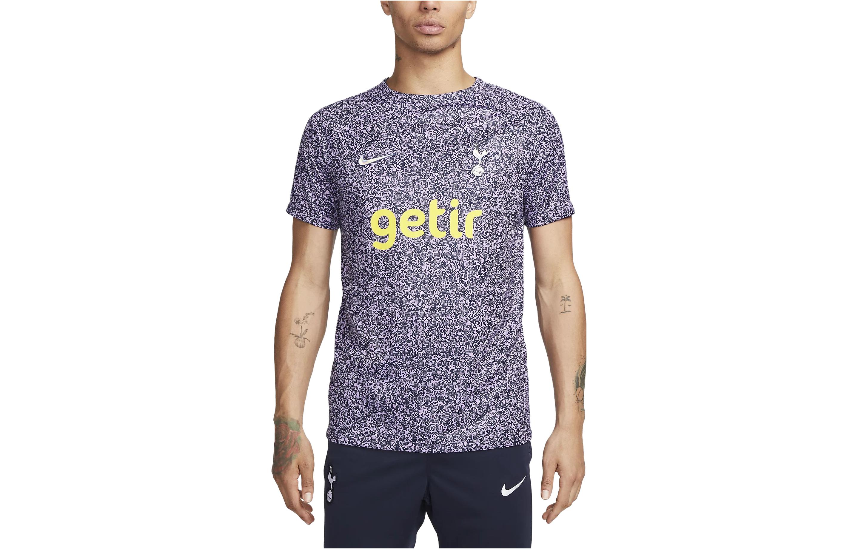 

Nike T Shirts Men s Purple Crew Neck Moderate Straight Fit DX3622-460 L