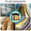 Metallic Pigment Powder 4 Colors Fine Resin Pigment Powder Each Bottle 20g Resin Color Pigment for Epoxy Resin Coloring