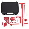 Woodworking Measurement Tool Kit with Storage Box Project Layout Tools Set Accurate Fast for Wooden Board Splicing