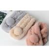 Dámsky zimný teplý šál Móda All-match Thickening Plus Velvet Faux Fur Scarf Women