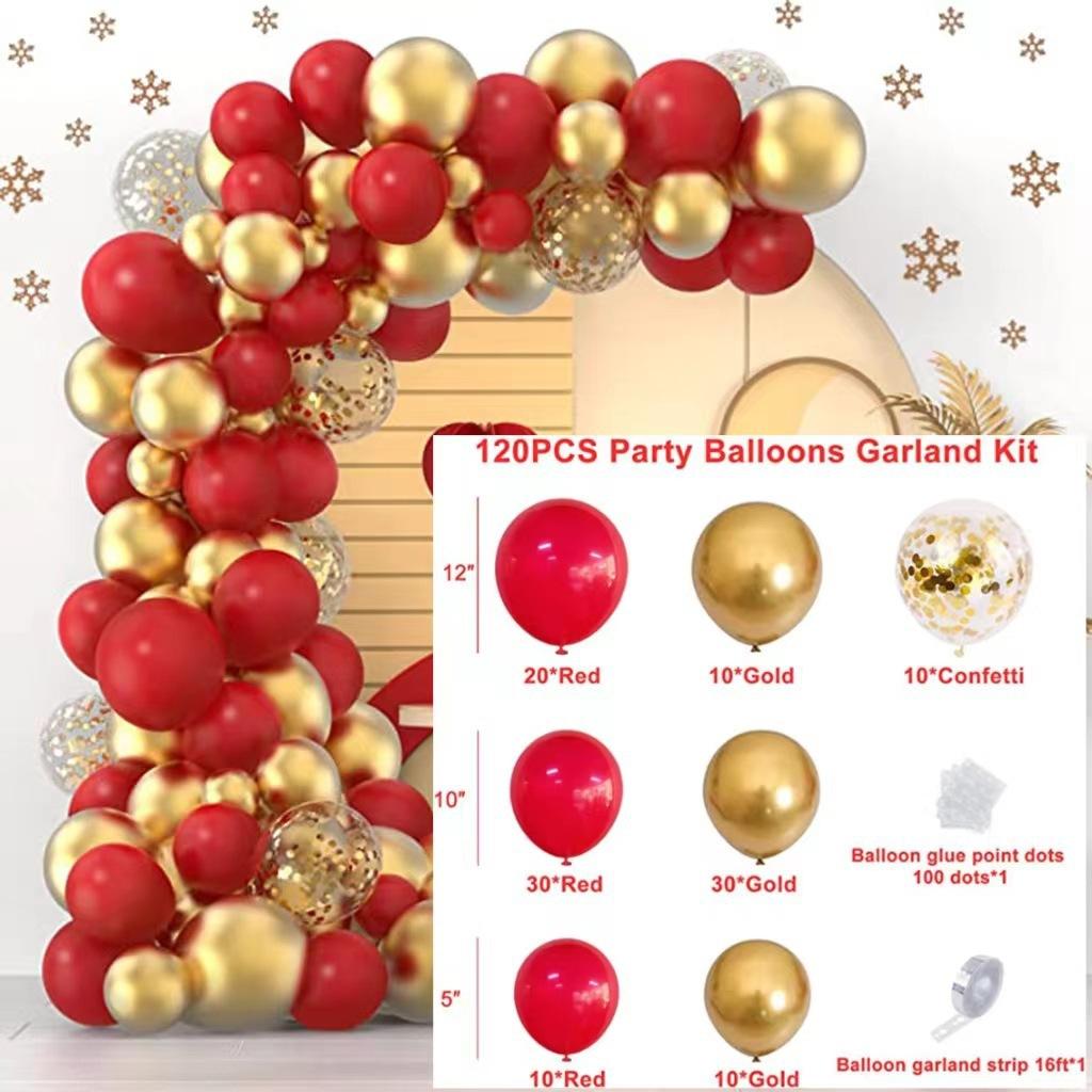 Vintage Balloon Chain Birthday Party Balloon Package Wedding Wedding Arrangement Latex Balloon Chain Set