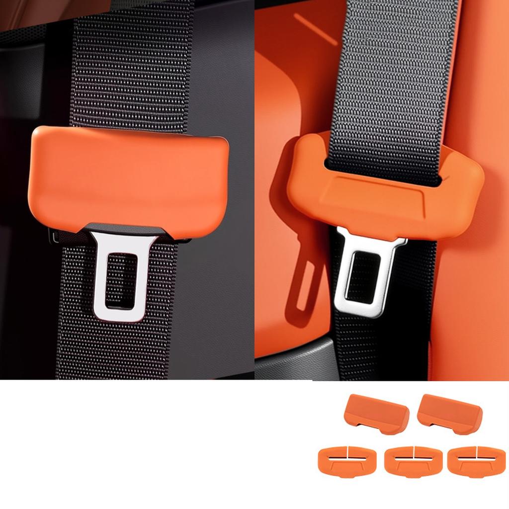 Silicone Car Seat Belt Buckle Cover -Collision Scratch Quiet Universal