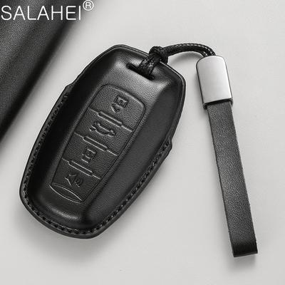 Leather Car Smart Key Case Fob Cover Shell For Haval Jolion F7 H9 H6 H2 F7X F7H H8 H3 H4 H1 H5 H7 F5 M4 M6 H6-Coupe Keychain