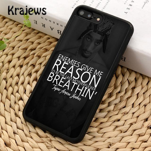 

Krajews 2Pac Tupac Shakur Soft Phone Case Cover For iPhone 17 Air 16 15 14 plus 11 12 13 pro ma Plus coque Fundas iPhone 13