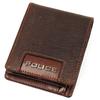 Men's Genuine Leather Bifold Wallet by POLICE, No. 0587 02, Dark Brown