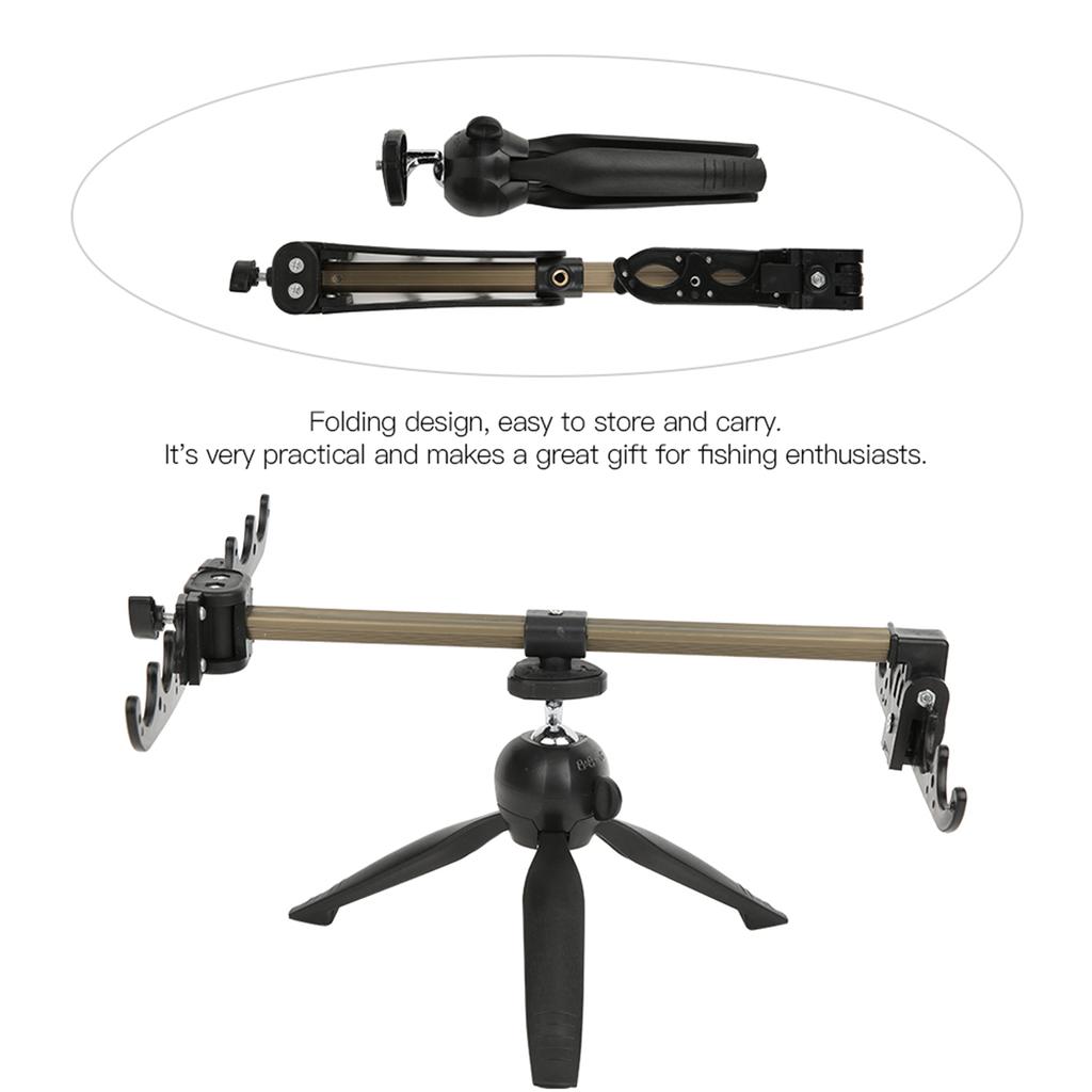 Outdoor Telescopic Ice Fishing Rod Stand Holder Foldable Tripod Stand Sea Fishing Pole Rod Bracket Fishing Accessories