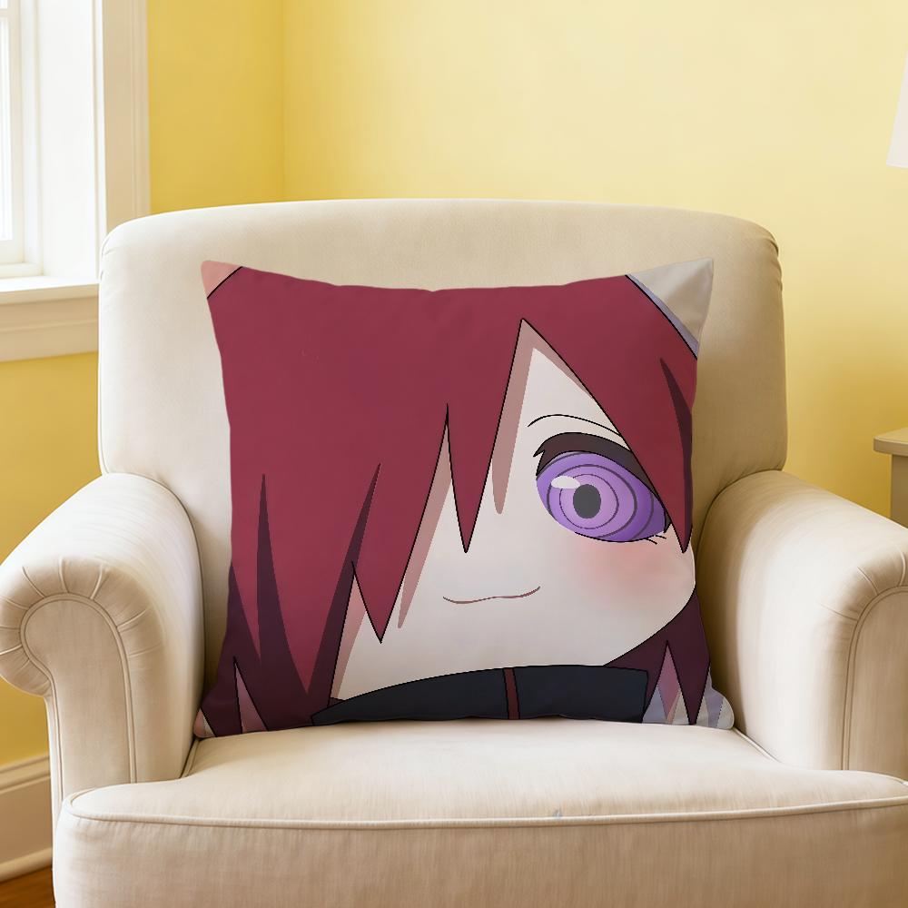 Classic Japan Anime NNaruto Chibi Kawaii Soft Pillowcase Sofa Home Living Room Decor Protective Covers Hogar Pillow Cover