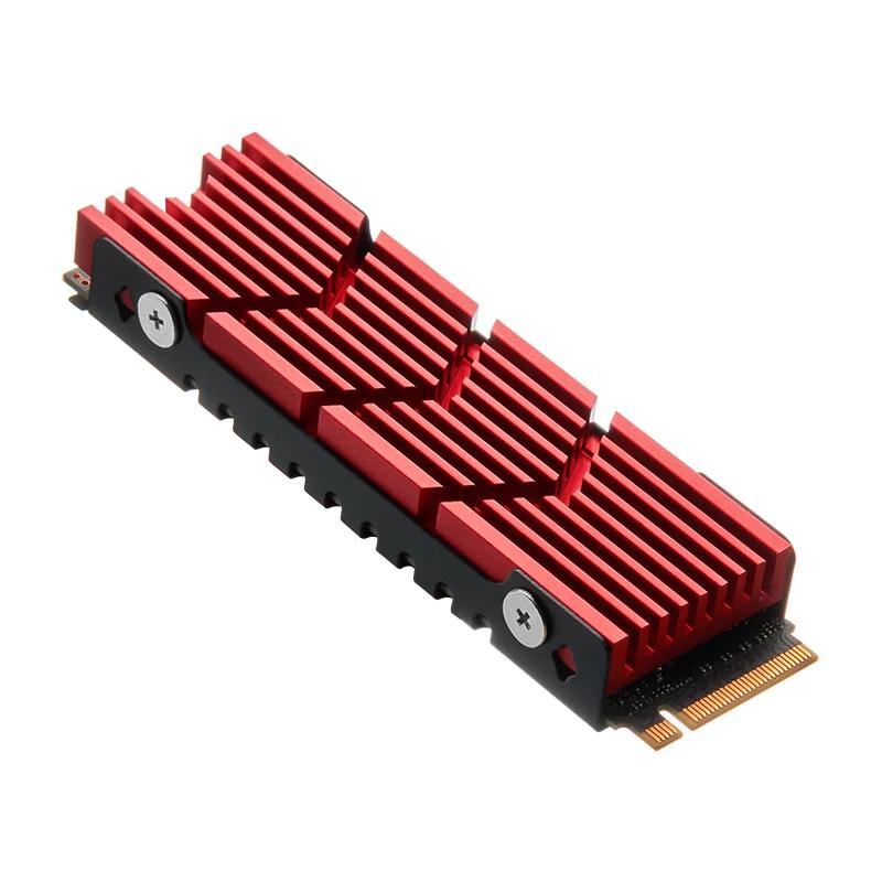 FinalCool M.2 SSD NVMe Heat Sink M2 2280 Solid State Hard Disk Radiator Aluminum Alloy Heatsink with Thermal Pad for Desktop PC