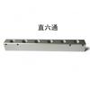 20x25mm WxH 1/4" BSP Female 2 3 4 5 6 7 8 10 Ways 4-12 Ports Solid Aluminum Pneumatic Air Manifold Block Splitter