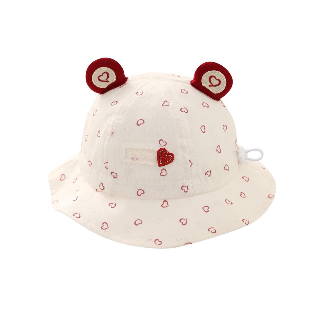 Adorable Windproof Baby Bucket Hat for Boys & Girls - Spring & Autumn Newborn Travel Hat