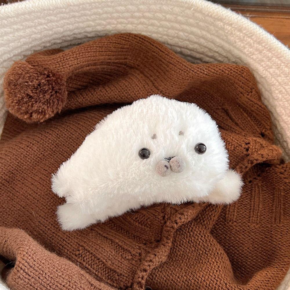 Hairpin Plush Hair Clip Cute Large Shark Clip Fashion Little Seal Hair Claw  Girl