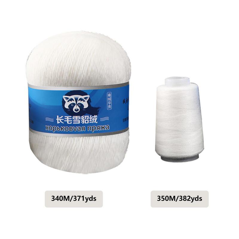 10pcs Long Plush Mink Cashmere Yarn Fine Quality Hand-Knitting Thread For Woman Cardigan Scarf Crocheting Hat Soft Woollen Yarn