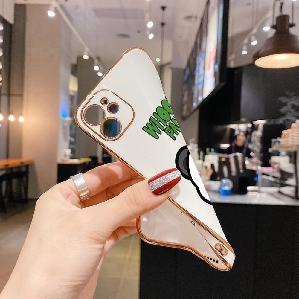 Modele de imprimare colorate Carcasă cu model cu margine pătrată Carcasă placată pentru telefon Carcasă de lux placată pentru telefon moale pentru Huawei Honor Xiaomi Redmi