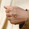 Elegant Women’s S925 Sterling Silver Infinity Heart Lucky 8 Necklace - Light Luxury European & American Style Clavicle Chain.