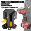 Quick Release Power Tool Hooks Self-Locking Quick Release Hooks  Belt Tape Accessories