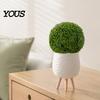 Fake Boxwood Spheres Artificial Plant Topiary Balls, Faux Topiaries Spheres, Weatherproof Greenery Grass Balls for Patio Garden Wedding Home