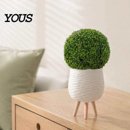 Fake Boxwood Spheres Artificial Plant Topiary Balls, Faux Topiaries Spheres, Weatherproof Greenery Grass Balls for Patio Garden Wedding Home